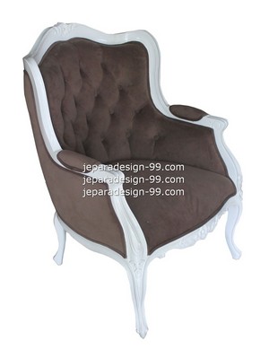 classic model of French Provincial Arm Chair ACH-045-WH