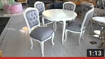 Classic dining set wit round dining table