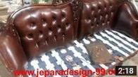 Classic Leather Sofa