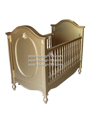 classic model of Classic Cot with Golden Color BDC-001-GL