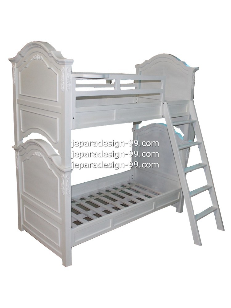 Kid Double Deck Bed Bd 065, French Provincial Bunk Beds