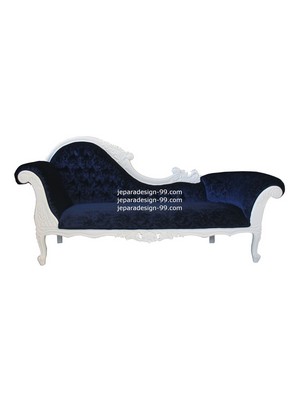 classic model of French Provincial Chaise Lounge CHL-024-WH